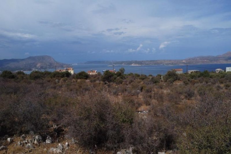 Kokkino Chorio Kreta, Kokkino Chorio: Malerisches Grundstück mit Meerblick und Baurechten zu verkaufen Grundstück kaufen